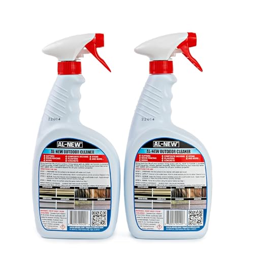 AL-NEW OUTDOOR CLEANER | Versatile Outdoor Cleaner for Deck Boxes, Plastic Outdoor Furniture, & More | Pack of 2 (32 oz.) - style: Multi-purpose Outdoor Cleaner 32oz (Pack of 2)