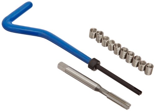 E-Z Lok EK40520 Metric Helical Threaded Insert Kit, 304 Stainless Steel, M5-0.8 Thread Size, 10 mm Installed Length (Pack of 10) - size: M5-0.8 Thread Size, 10 mm Installed Length, style: Pack of 10