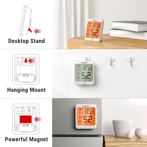 TempPro TempAir Digital Hygrometer Indoor Thermometer for Home