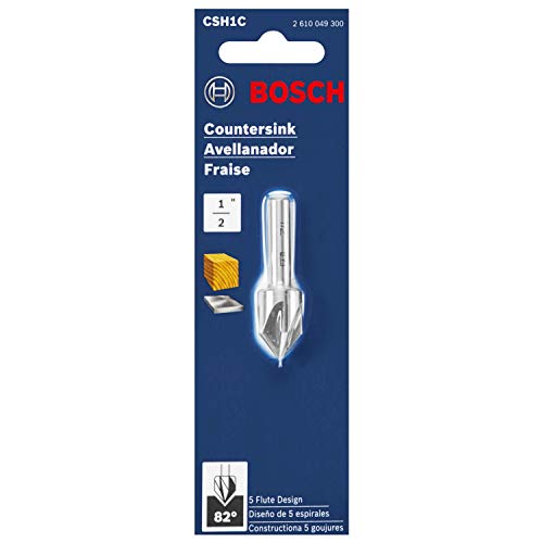BOSCH CSH1 1/2-Inch HSS Countersink - size: 1/2 in