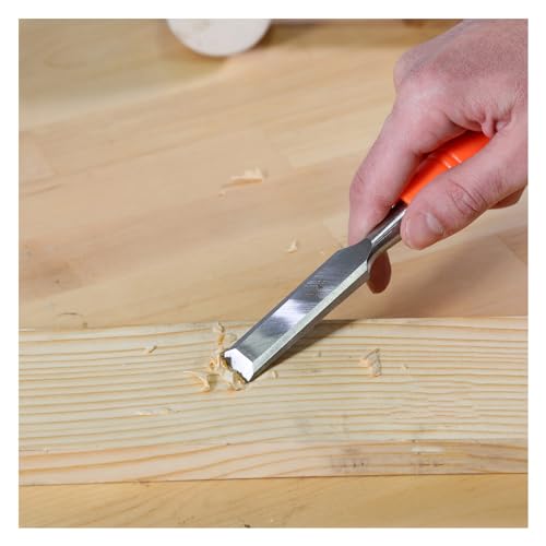 Buck Bros. Economy Chisel Set, Woodworking Tools for Home Repair Projects, Wood Chisel Sets in ½", ¾", and 1", Hardened Blades, Mallet-Ready Steel Caps