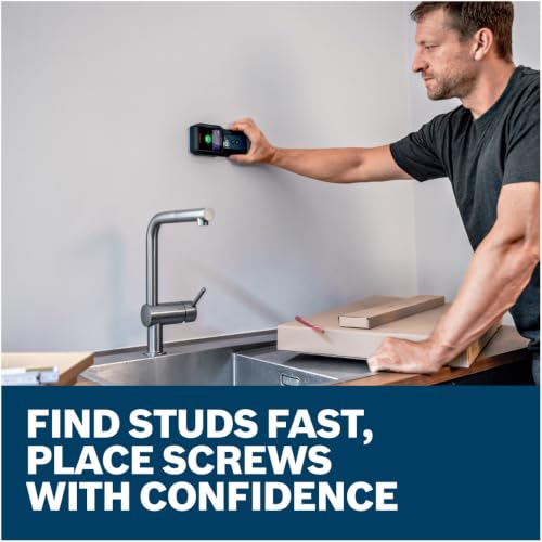BOSCH GMS120-27 Professional Wall Scanner, Stud Finder, Live Wire Detector - style: Industrial