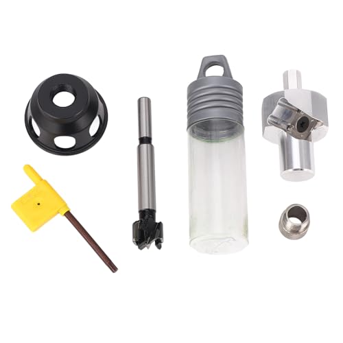 Vertical Drilling Jig Dog Hole Template Kit WALFRONT 20mm Aluminum Alloy Carpentry Alignment Tool for Woodworking Furniture