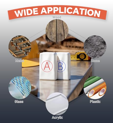 Putty Sculpt Clay Modeling Compound for Sculpting, Modeling, Building, Repairing, Epoxy Putty Self-Hardening Easily Repairs Metal, Wood, Tile, Ceramics Concrete White 200g - color: White