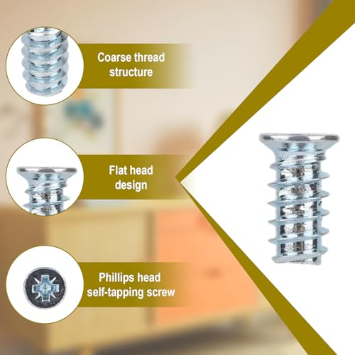 50pcs Drawer Rail Screws Compatible with IKEA 100349