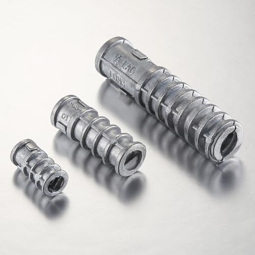 Wensilon(30pcs) 5/16 * 1-3/4 Lag Shield Anchor Long Zinc Alloy Bolts Concrete Anchors, Zinc Alloy Masonry Anchors Hole - size: 5/16*1-3/4