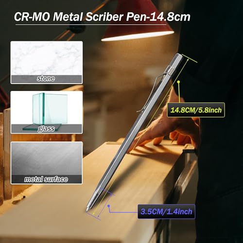 14PCS Spiral Screw Extractor Set Tungsten Carbide Tip Scriber Pen - size: Upgarded Kit-14PCS with Tungsten Pen