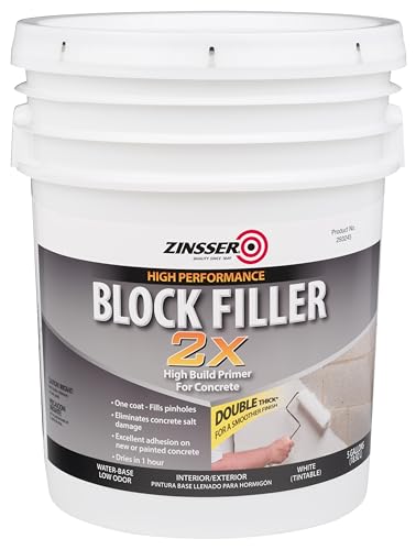 Zinsser Block Filler Masonry Primer, White