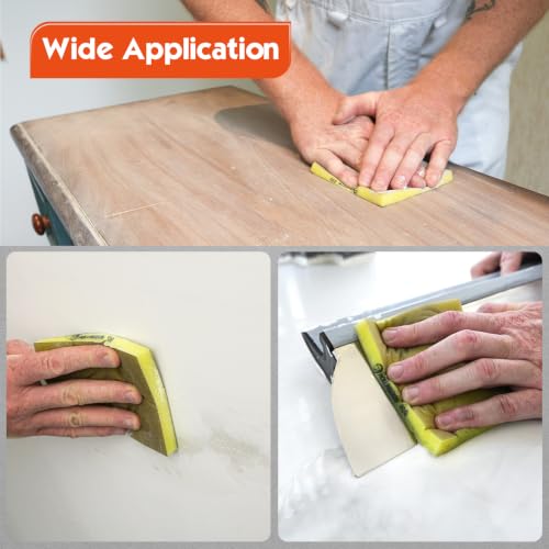 ROLLINGDOG 12PC Sanding Pads Set, 60/80/120/220/320/400 Grit Sanding Sponge