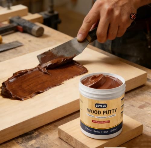 Walnut Wood Filler, 9.87 oz Wood Putty Furniture Repair Kit - color: Walnut