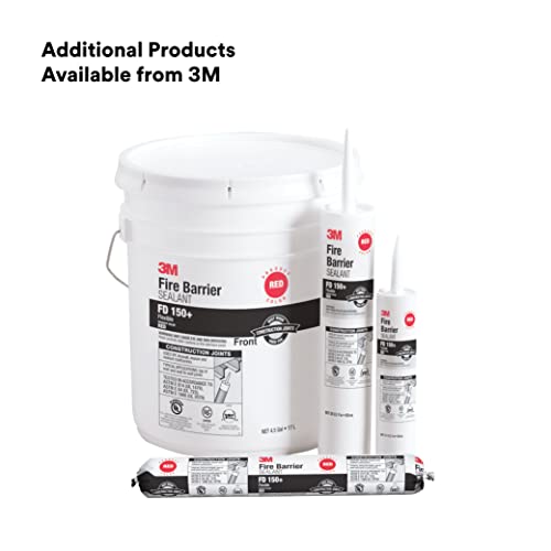 3M Fire Barrier Sealant FD 150+, Limestone Color, 20 fl oz Sausage Pack - color: Limestone, size: 20 Fluid Ounce (US)