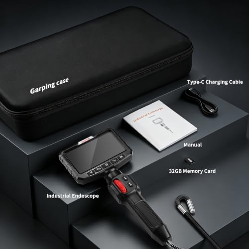 0.24 in Ultra Mini Two-Way Articulating Borescope Camera with Light