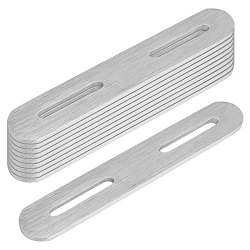 10 Pcs 6" Slotted Mending Plate,Adjustable Straight Brace - size: 6 Inch