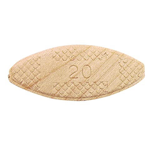 Milescraft 5336 #20 Biscuits in a Bottle (85 pc.) - For use in Wood Joining, Woodworking, and Crafting. Works with Standard Biscuit Joiners. – Size #20 - size: #20