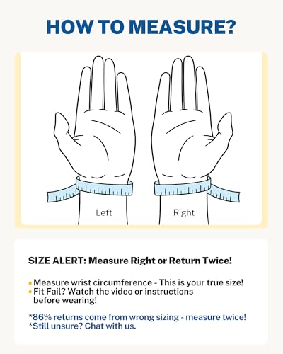 Wrist Brace with Soft-Touch Fabric, Breathable Compression Support - color: Blue, size: S/M