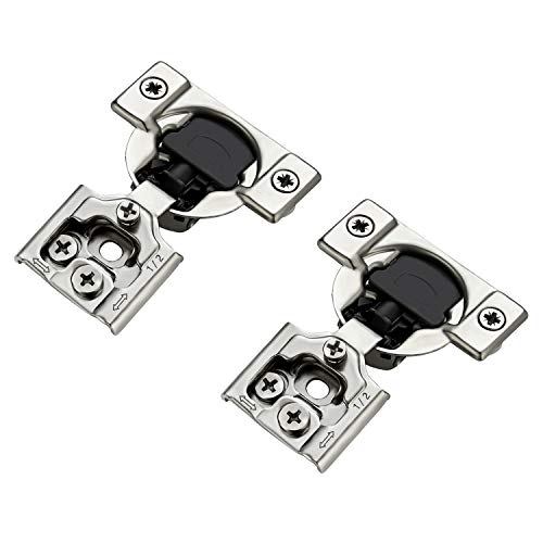 Soft Close Hinges for Kitchen Cabinet Hinges, 1/2 Inch Overlay, 2 Pack - size: 1/2 inch Overlay