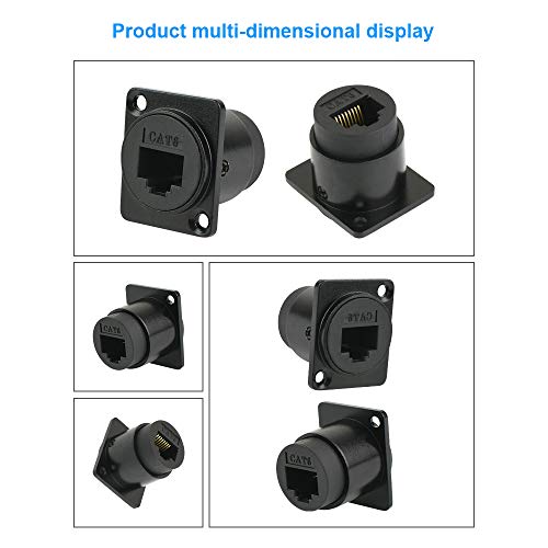 Toronce D R Series Panel-Mount Connector (D-CAT6) - size: D-CAT6