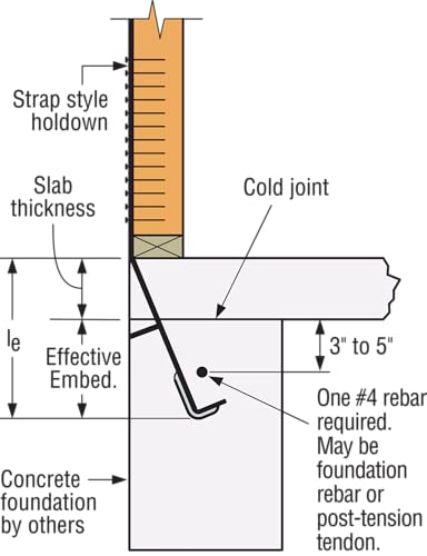 Simpson Strong-Tie STHD10 STHD 24-5/8 in. 12-Gauge Galvanized Strap-Tie Holdown (Pack of 10)