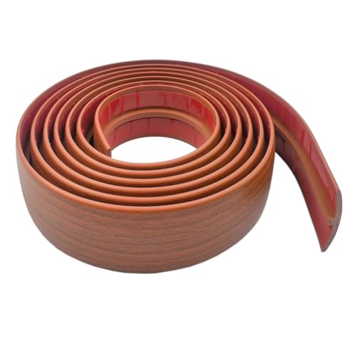 T Molding Flexible Self Adhesive Floor Transition Strip - color: Wood Grain C, size: T Molding 9.84ft