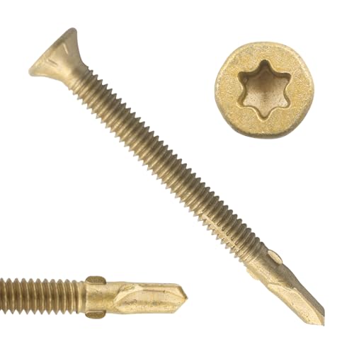 #12x2-1/2 Reamer Tek Torx/Star Head Self-Drilling Wood to Metal Screws