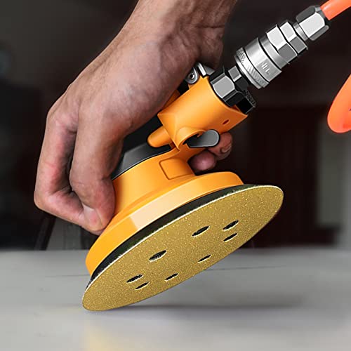 5 Inch Sanding Discs Hook and Loop, 60 Grits 8 Holes Sandpaper Round Orbital Sander Paper for Woodworking Car Boat Metal Polishing, 50pcs - style: 60 grits 50pcs