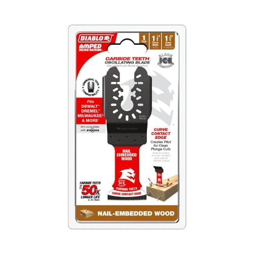 Diablo Amped Demo Demon Universal Fit Carbide Oscillating Blade
