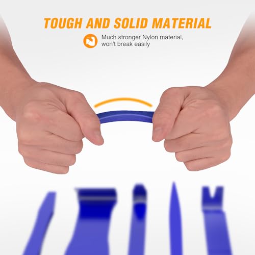 GOOACC 6PCS Auto Trim Removal Tool Kit Blue - color: Blue