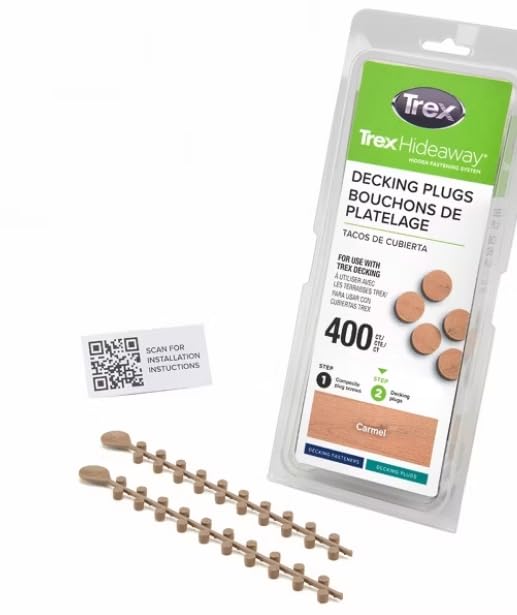 Trex Decking Plugs (400ct) (Carmel 400ct) - color: Carmel 400ct
