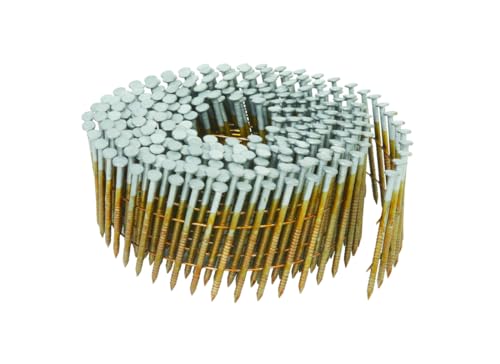 Metabo HPT Siding Nails | 2-Inch x .092 | 15 Degree | Full Round Head | Ring Shank | Wire Coil | Hot Dipped Galvanized | 3,600 Count | 13365HHPT - size: 2-Inch x 0.092-Inch