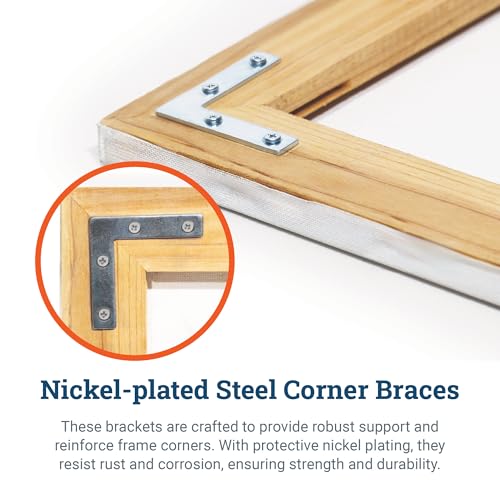 Cloverdale Corner Brace Brackets, 2 in, 36 Pack with Screws