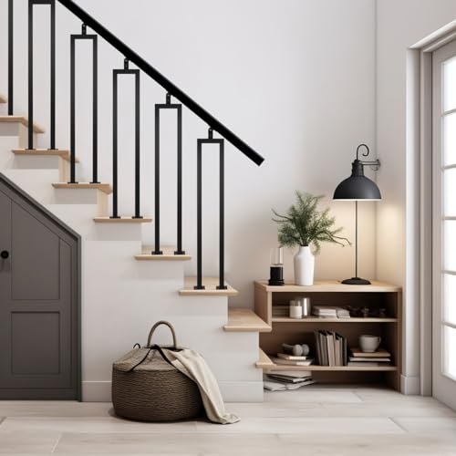 LukLoy 12 Pack U Shape 36" Stair Balusters with Adjustable Top Bracket - size: 36"