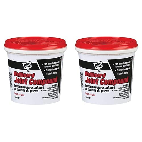Dap 10100 Wallboard Joint Compound, White , 3-Pound - size: Pack of 2
