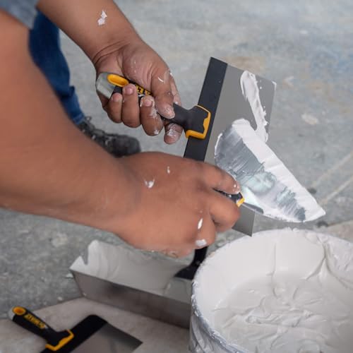 DEWALT 10" Putty Knife | Stainless Steel w/Soft Grip Handle | DXTT-2-146 - size: 10-Inch