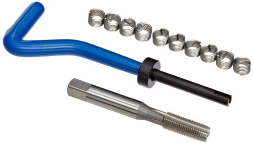 E-Z Lok EK50810 Metric Helical Threaded Insert Kit, 304 Stainless Steel, M8-1.0 Thread Size, 8 mm Installed Length (Pack of 10) - size: M8-1.0 Thread Size, 8 mm Installed Length, style: Pack of 10