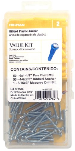 The Hillman Group 373516 Plastic Anchor Kit