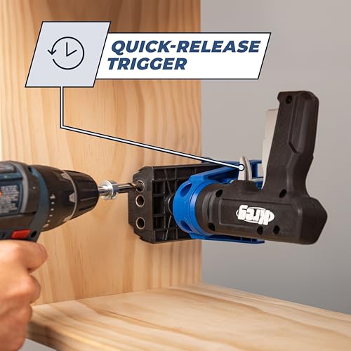 Kreg Pocket-Hole Jig 520PRO, Jig Only, 60 Screws, KPHJ520PRO2