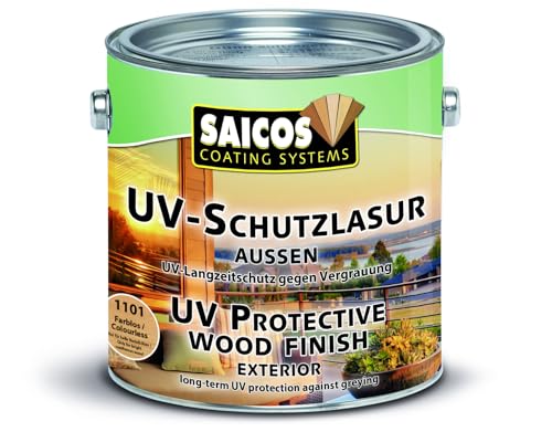 Saicos Exterior UV Protective Wood Finish Clear .75 Liter