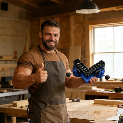 Corner Clamp for Woodworking, 90 Degree Corner Clamps with Adjustable Jaw