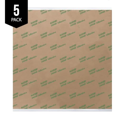 Gizmo Dorks 468MP Double Sided Adhesive Transfer Tape Sheets - 8 x 8 in - size: 8" x 8"