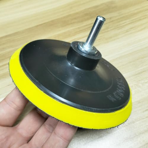 5" Backing Plates & 1/4" Connecting Rod Hex Shank(2+2Pcs)