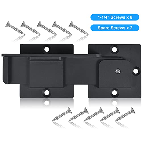 GreaTalent 7.5" Heavy Duty Flip Gate Latch Lock for Wooden Fence Gate