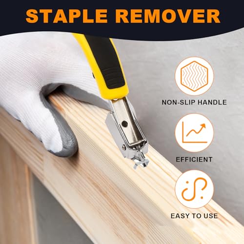 1PCS Upholstery Staple Remover,Staple Puller Tool,Heavy Duty Staple Remover - color: 1 Pack