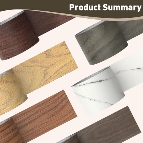 Wood Tape, 2.4 inch X 15ft Self Adhesive Cherry Grain Repair Patch for Tables, Chairs, Baseboards, Doors, Windows, Floors, Handicraft DIY.