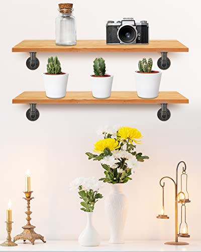 MUZIK 4Pcs 4"×4" L Pipe Shelf Bracket, Heavy Duty Wall Mount, DIY Shelving - size: 4*4 Inch, style: 4 Pack