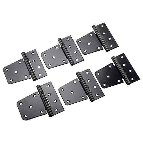 6 Pack 3.5 Inch Heavy Duty Gate Hinges, Barn Door Hinges with Screws