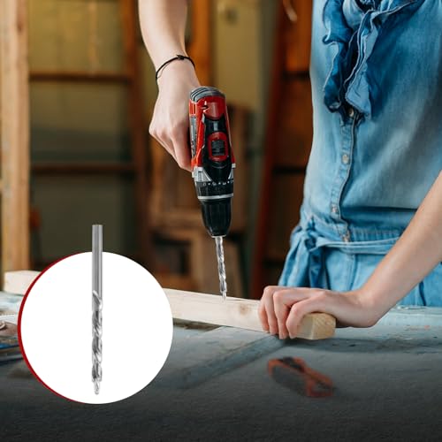 RENYU 2pcs 3/8" Pocket Hole Drill Bit, 1/4" Hex Shank, Depth Stop