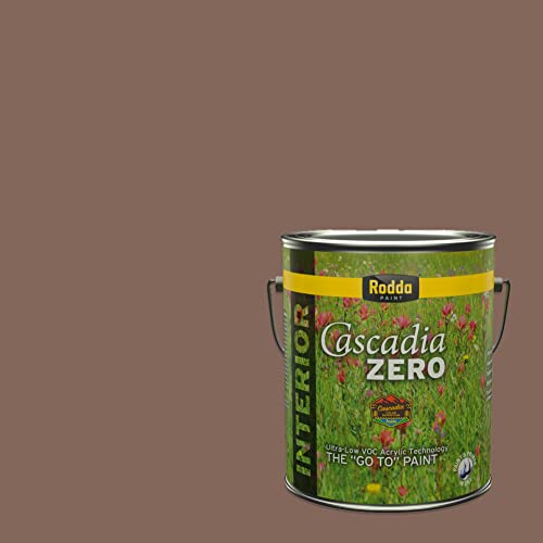 Rodda Paint CASCADIA ZERO Interior Satin Paint & Primer in One, 1-Gallon, Amazon Mist - color: Amazon Mist, size: 128 Fl Oz (Pack of 1)