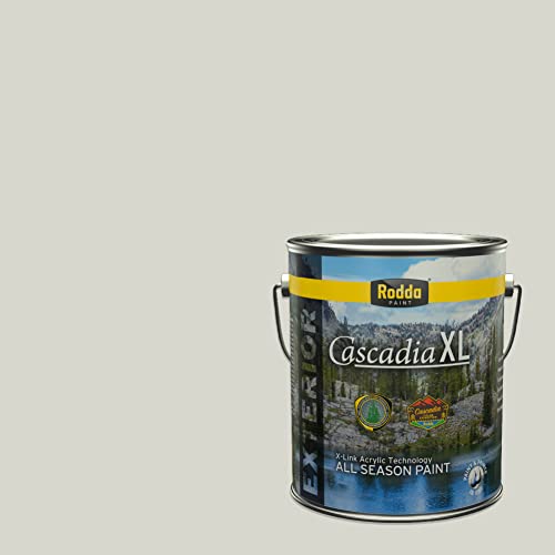 Rodda Paint CASCADIA XL Exterior Satin Paint & Primer in One, 1-Gallon, Lady Nicole - color: Lady Nicole, size: 128 Fl Oz (Pack of 1)