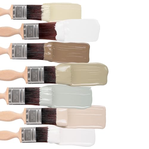 Dixie Belle Silk All-in-One Mineral Paint | Chantilly (4oz) | Warm Off White With Beige Undertones All-in-One Water Based Primer + Topcoat | Durable Furniture Paint | Low Reflective Finish - color: Chantilly, size: 4 Fl Oz (Pack of 1)