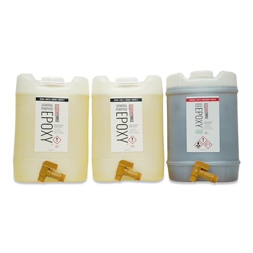 System Three General Purpose Epoxy Resin with #3 Slow Hardener, 15-Gallons - size: 15 Gallons, style: Slow Hardener